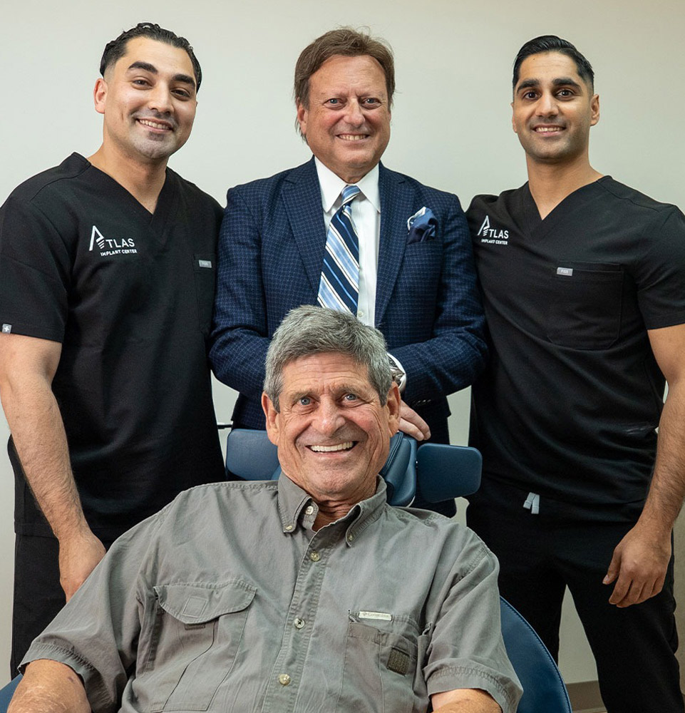 doctor and patient smiling brightly after patients treatment
